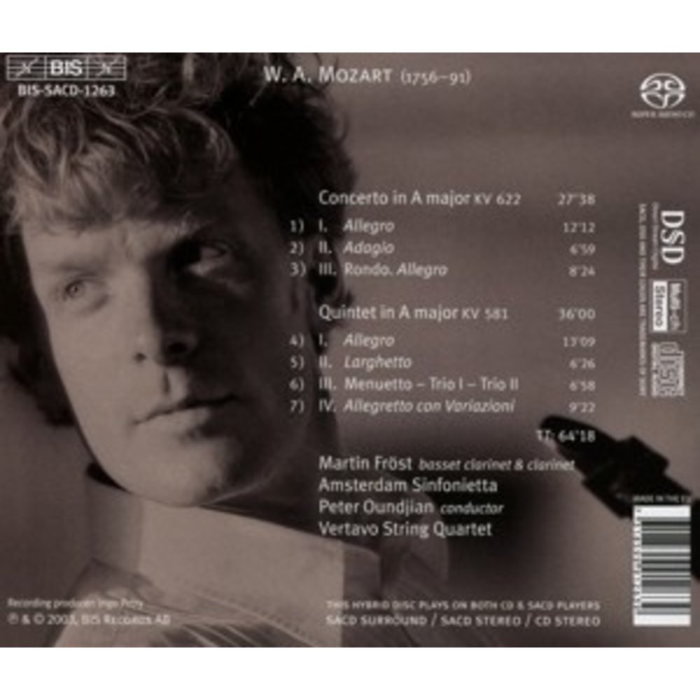 BIS Mozart - Clarinet