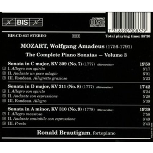 BIS Mozart - Piano Iii