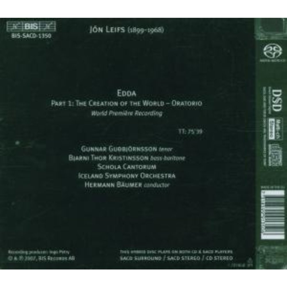 BIS Leifs - Viii Edda 1