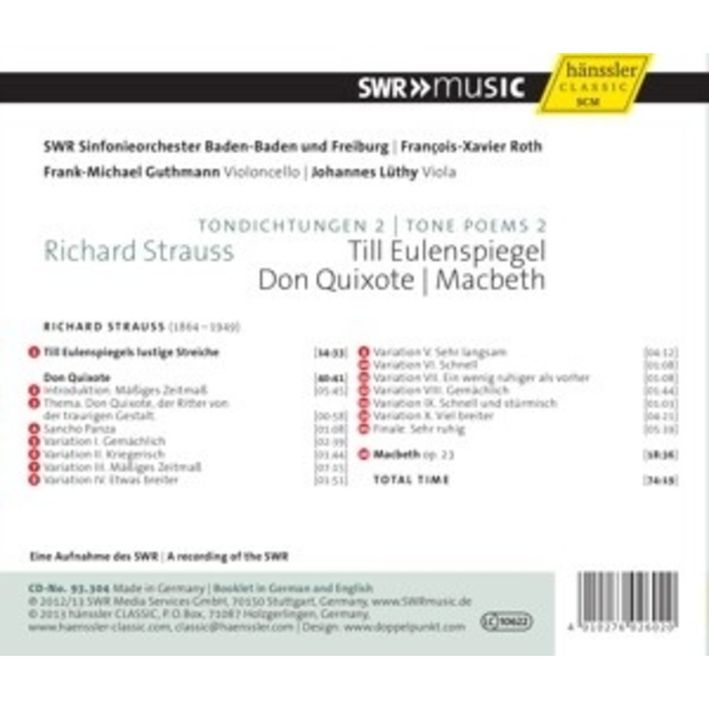 R.strauss: Tondichtungen 2