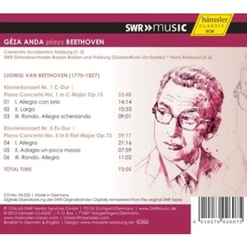 Geza Anda Plays Beethoven