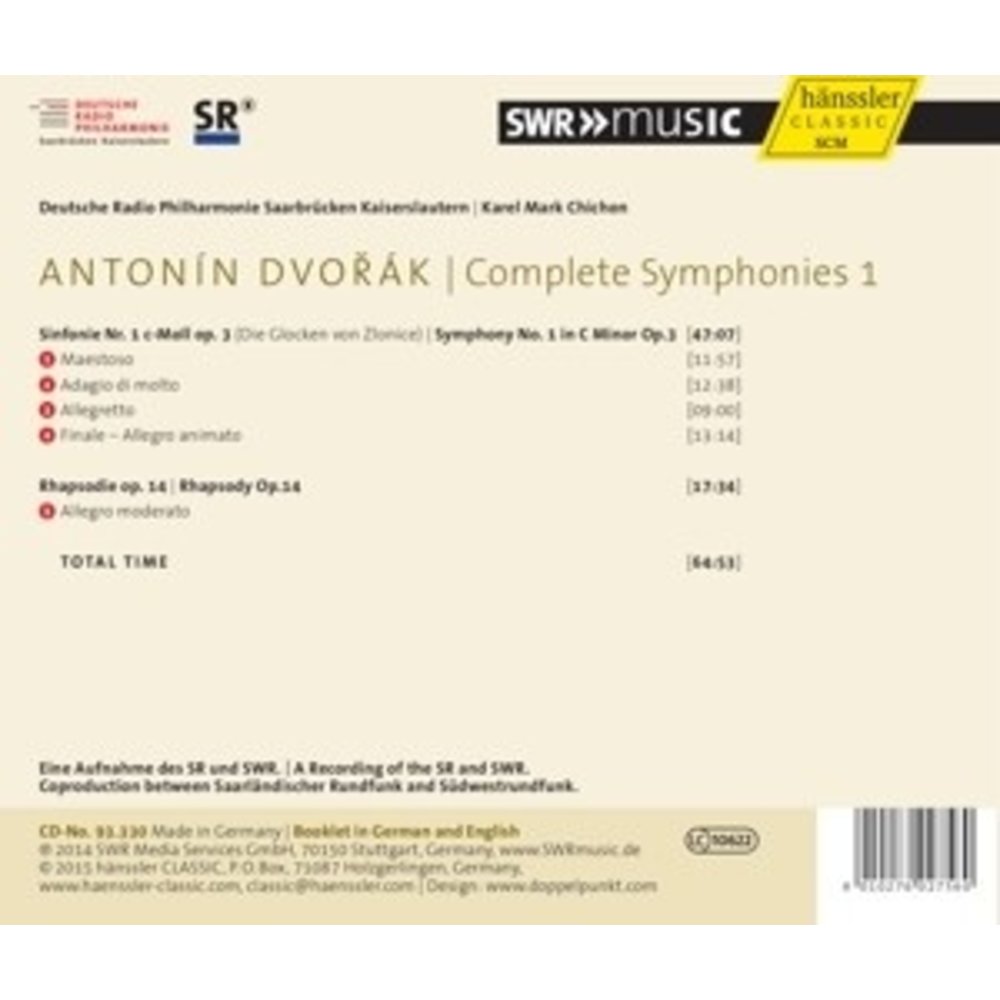 Antonin Dvo?Ak - Complete Symphonies 1