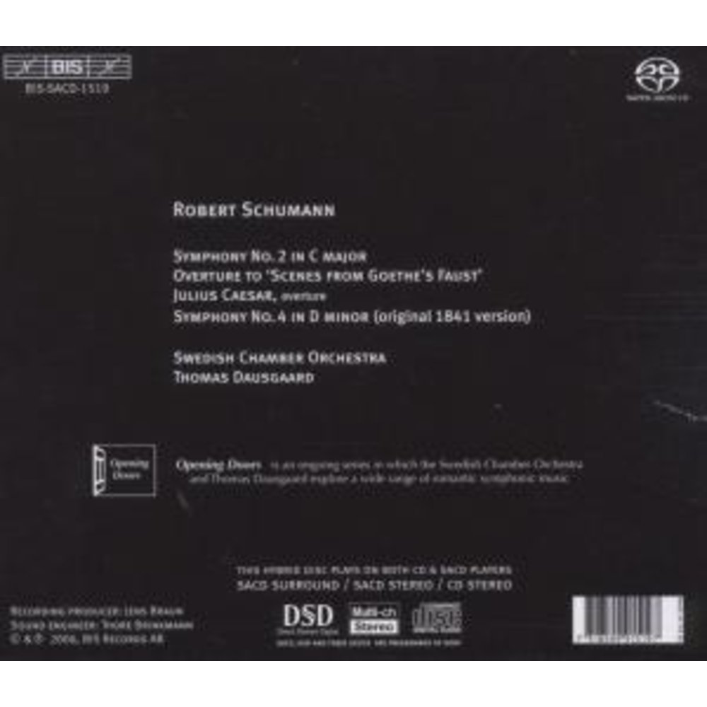 BIS Schumann Symph. Vol. 1