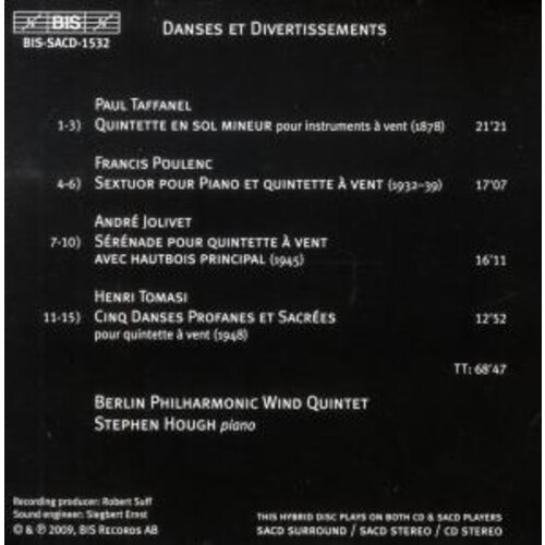 BIS Danses Et Divertissements