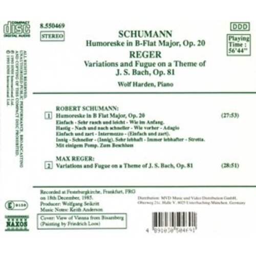 Naxos Reger/Schumann: Variations Etc