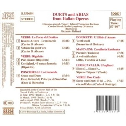 Naxos Duets & Arias Of Ital. Operas
