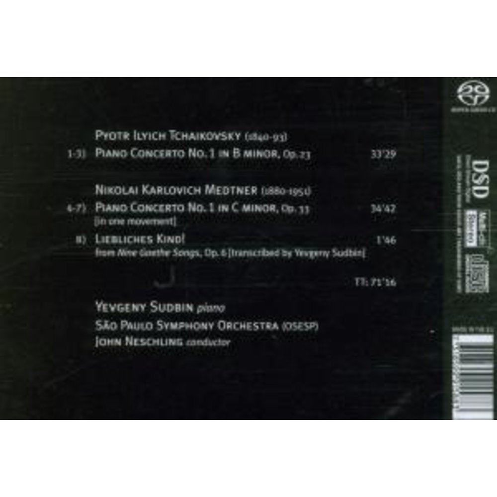 BIS Tchaikovsky Pn Concerto