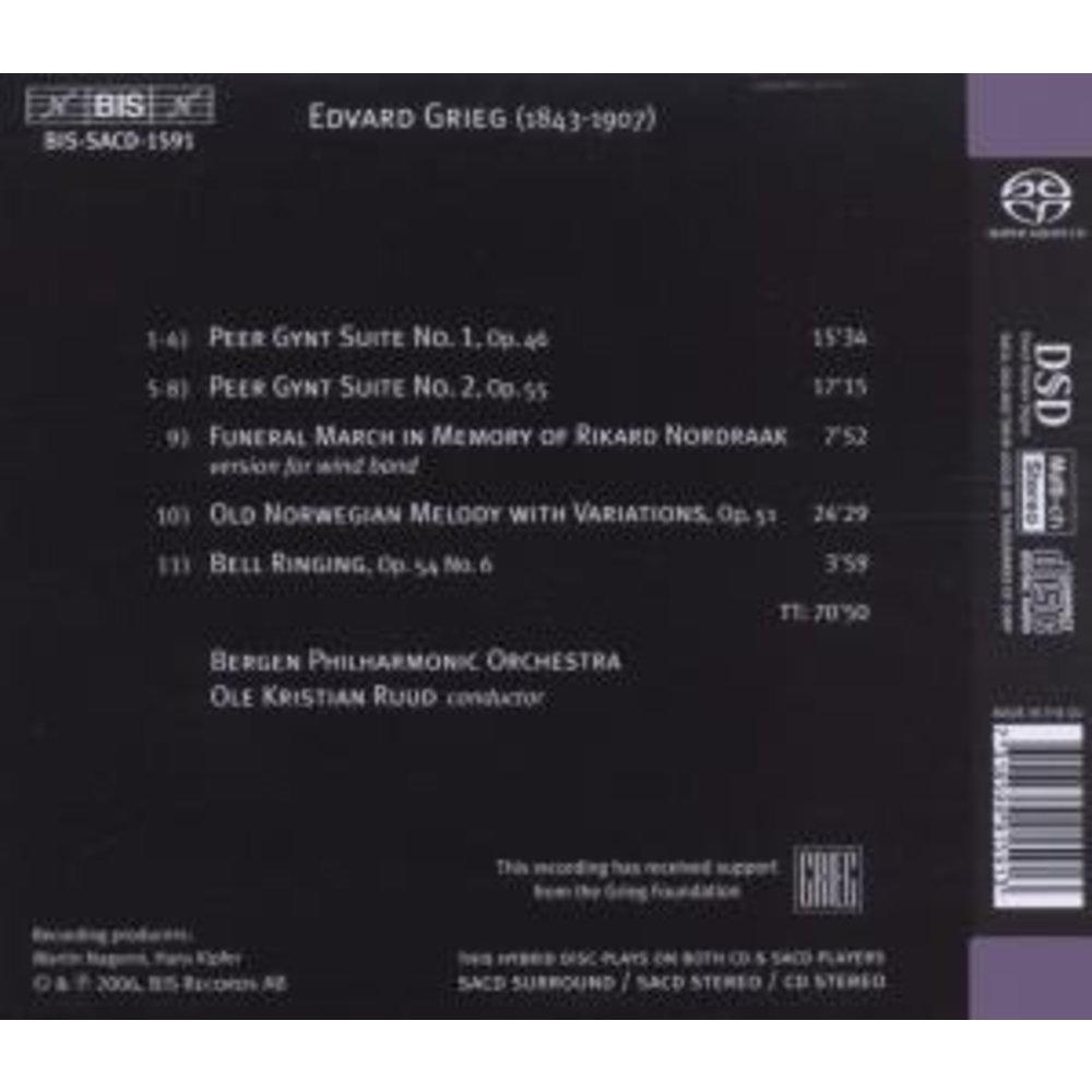 BIS Grieg - Peer Gynt-Suites
