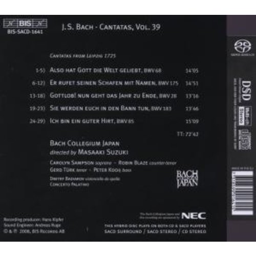 BIS Bach - Cantatas 39