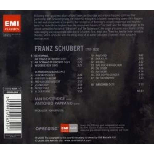 Erato/Warner Classics Schubert: Schwanengesang (Open