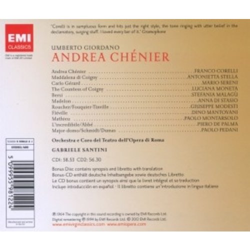 Erato/Warner Classics Giordano: Andrea Ch