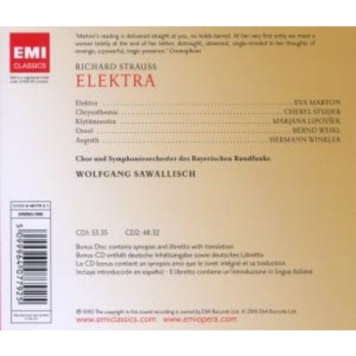 Erato/Warner Classics Elektra