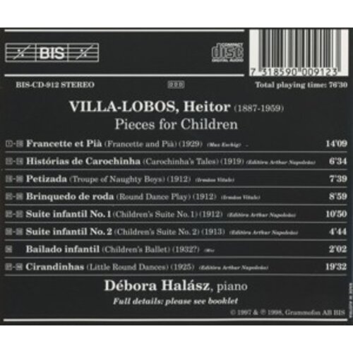 BIS Villa-Lobos - Piano Iii