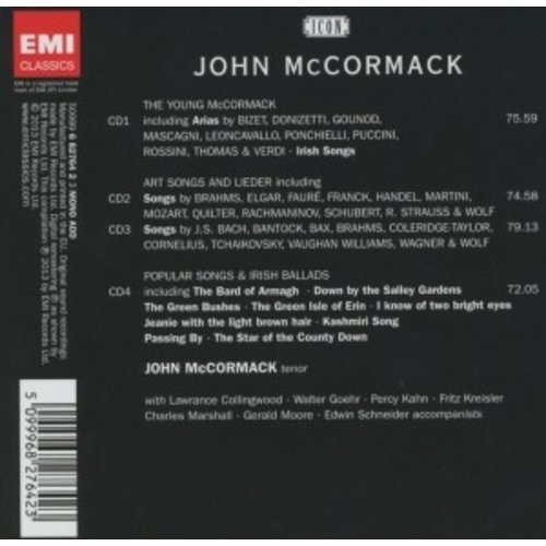 Erato/Warner Classics John Mccormack - Icon: I'll Wa