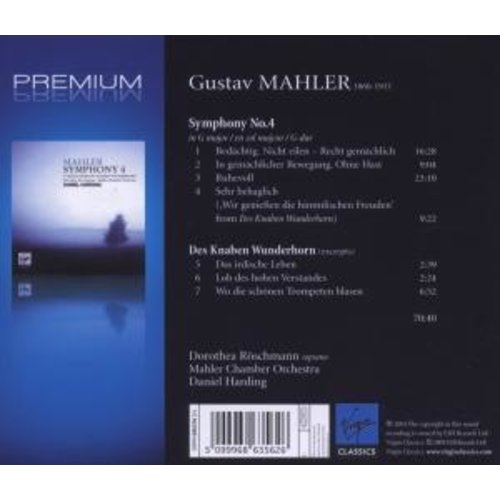 Erato/Warner Classics Mahler: Symphony No 4 In G Maj