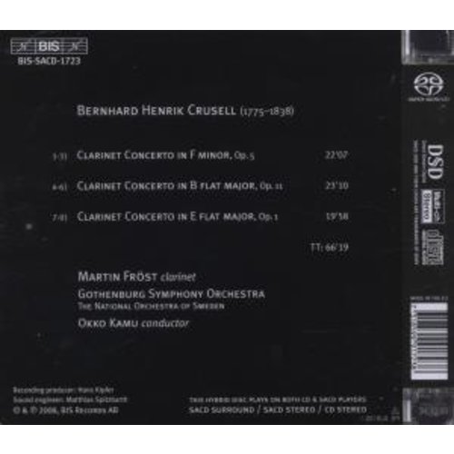 BIS Crusell - Clarinet Conc
