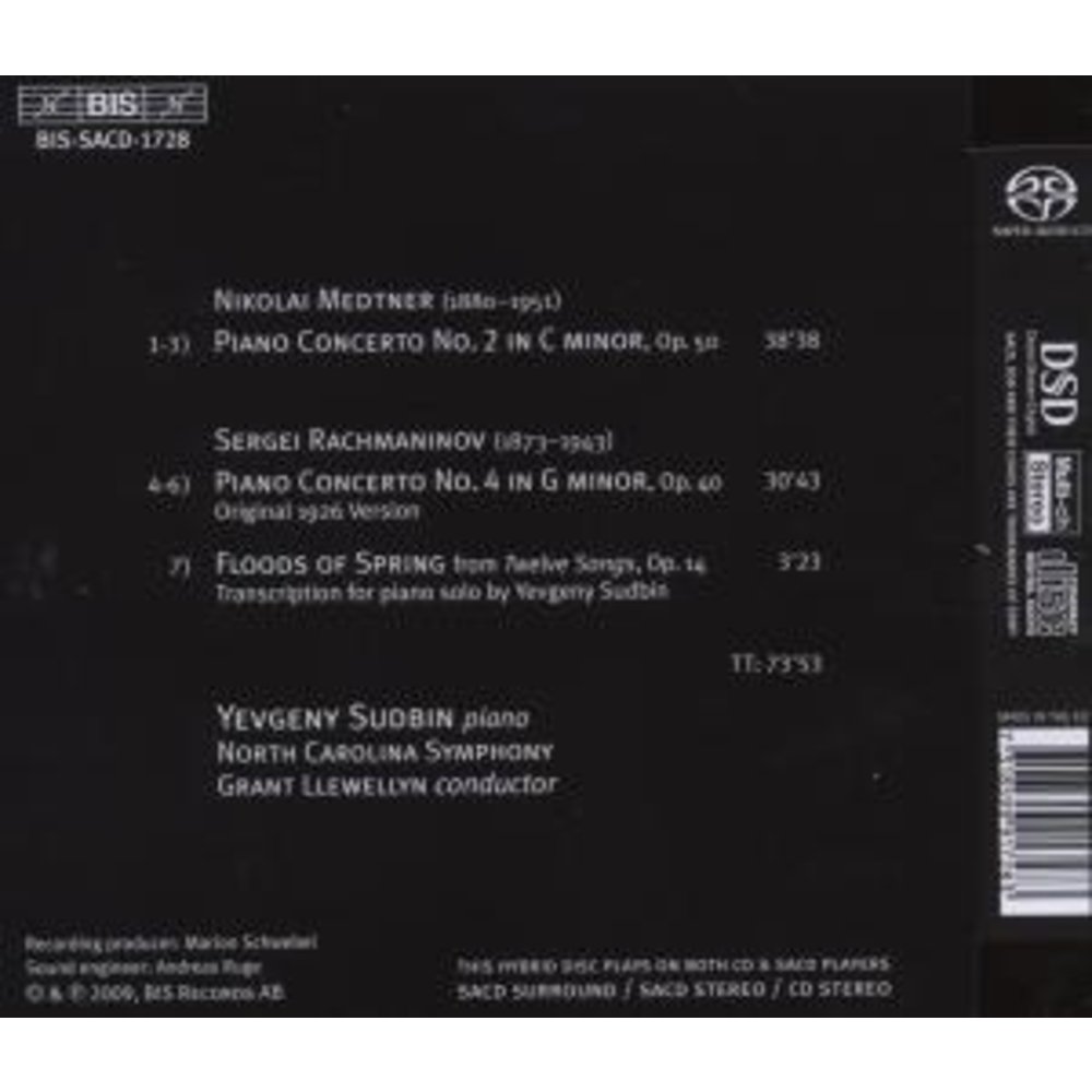 BIS Medtner/Rachmaninov