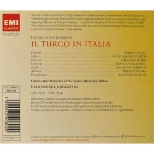 Erato/Warner Classics Rossini: Il Turco In Italia