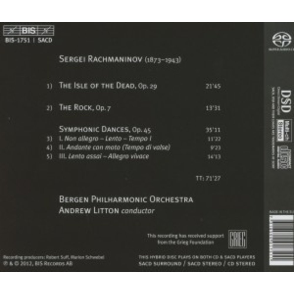 BIS Rachmaninov: Dances