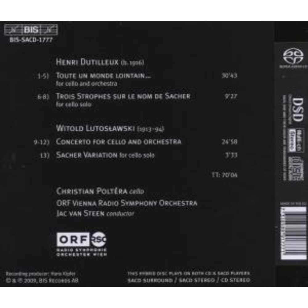 BIS Dutilleux - Lutoslawski