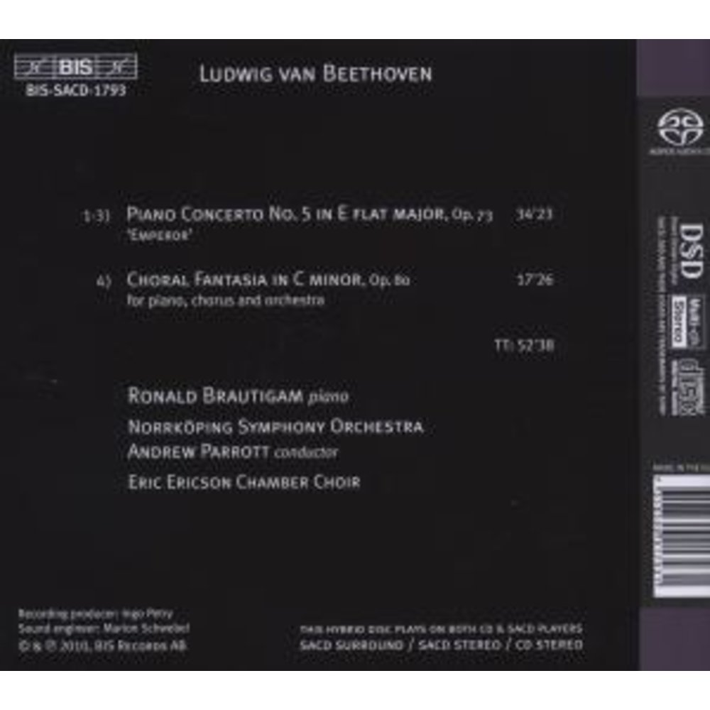 BIS Beethoven - Pno Conc. 5