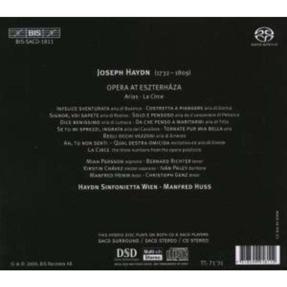 BIS Opera At Eszterhaza