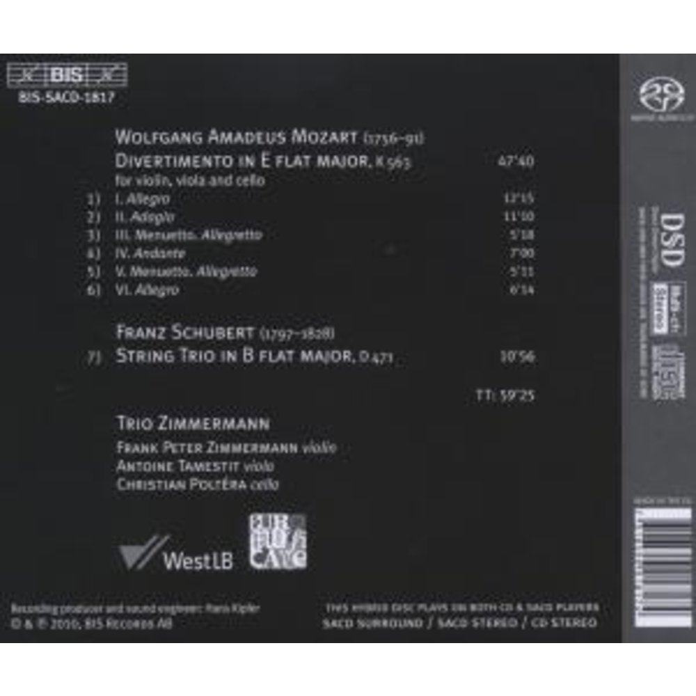 BIS Mozart - Divertimento