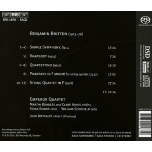 BIS String Quartets Vol. 3