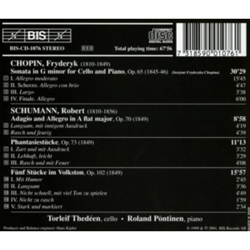 BIS Chopin/Schumann - Vc
