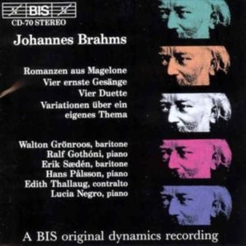 BIS Brahms - Songs