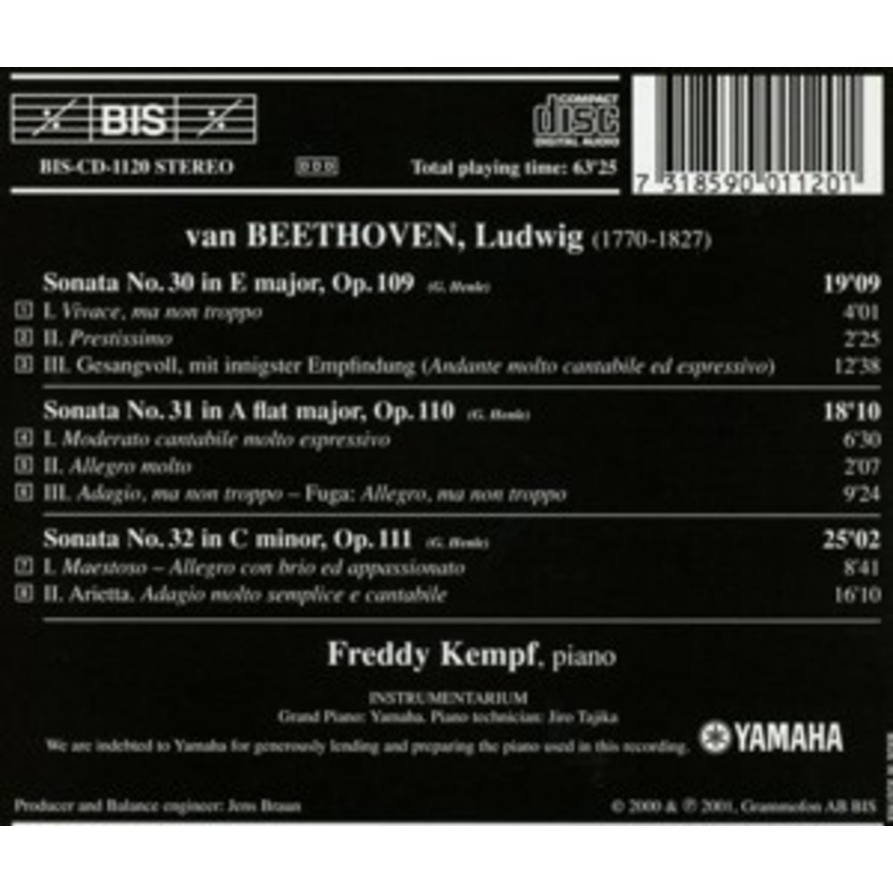 BIS Kempf - Beethoven