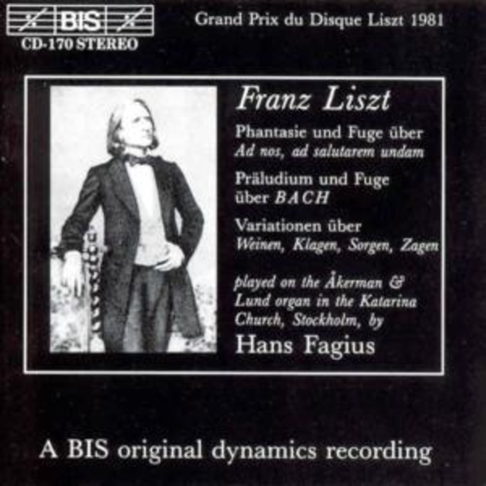 BIS Liszt On The Organ