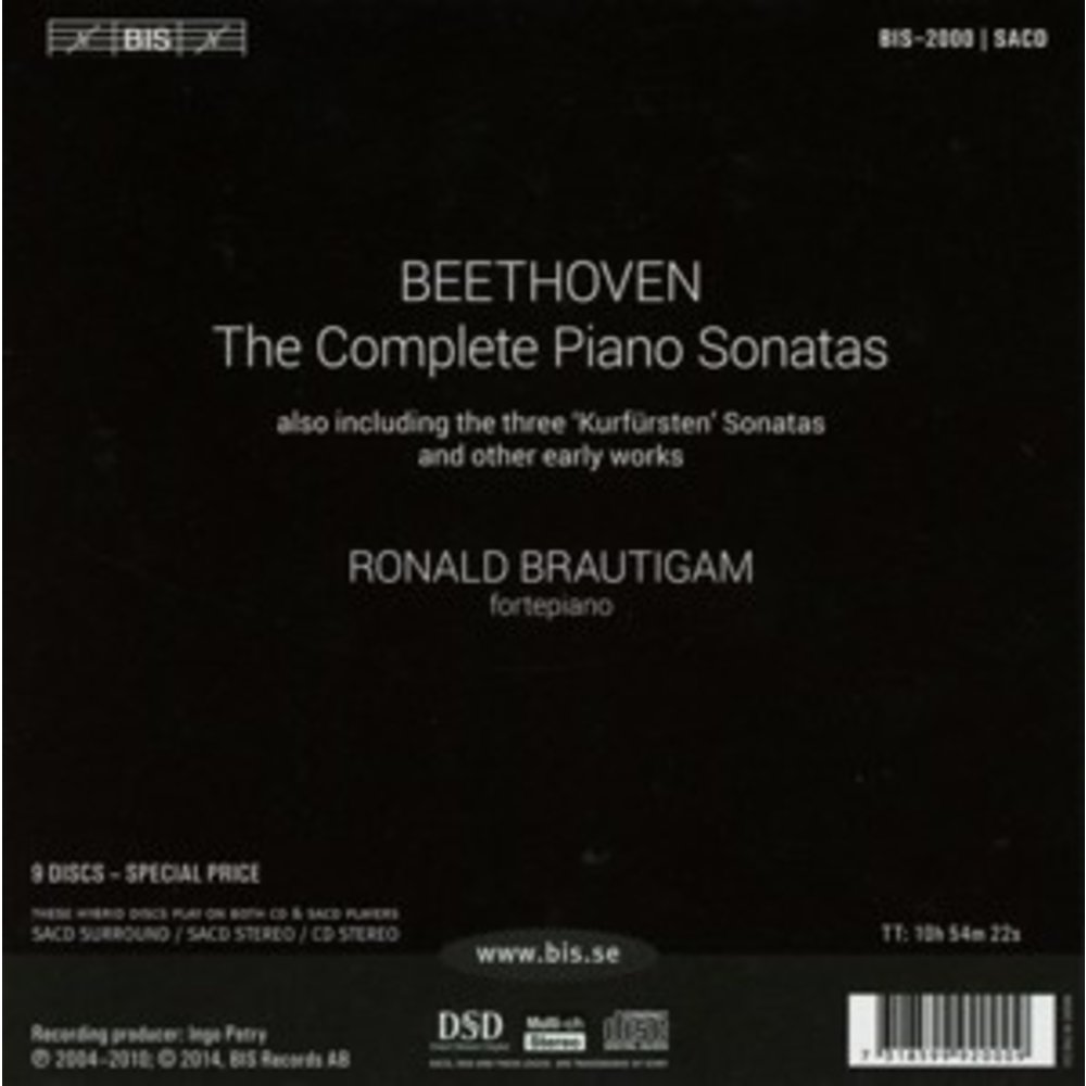 BIS Beethoven - The Complete Piano Sonatas