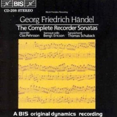 Handel - Recorder Son.