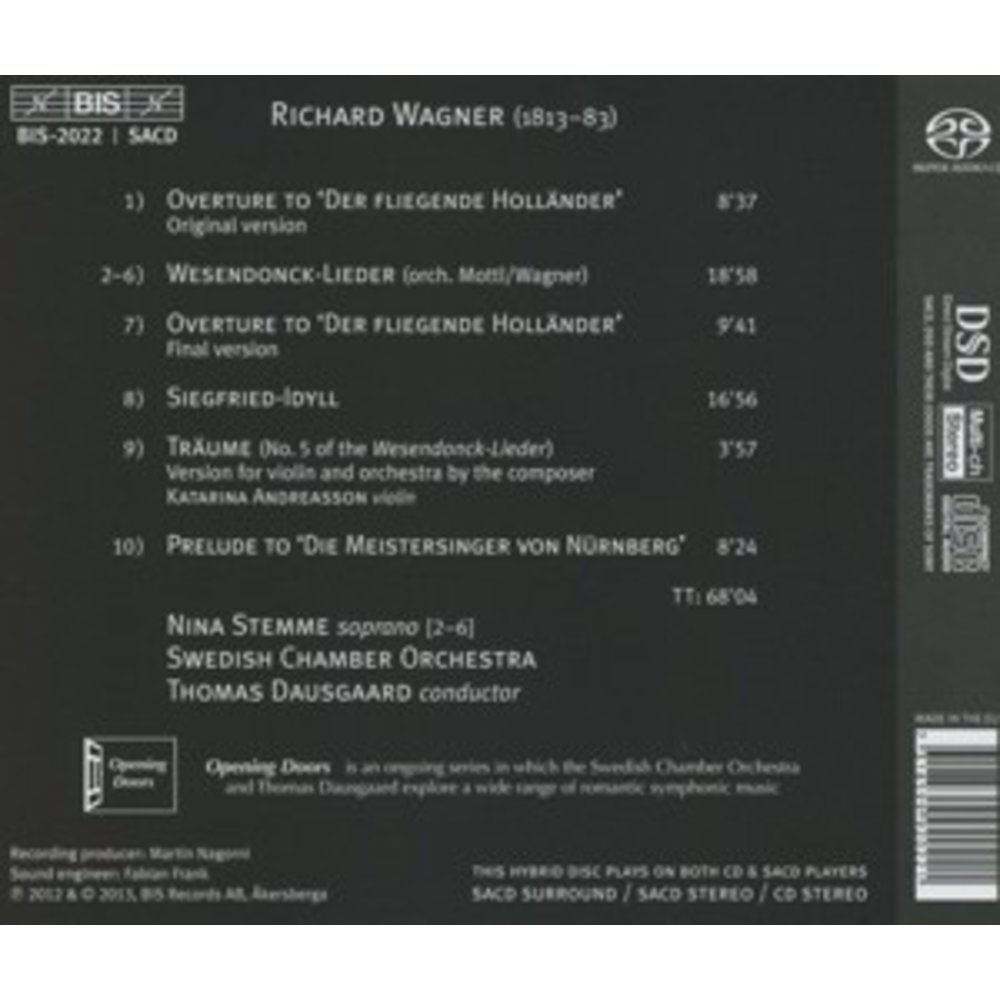 BIS Wesendonck-Lieder