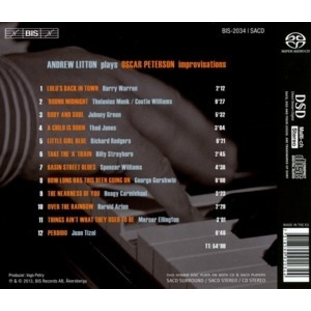 BIS A Tribute To Oscar Peterson