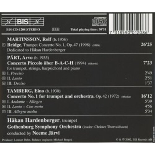BIS Trumpet Concertos Ii