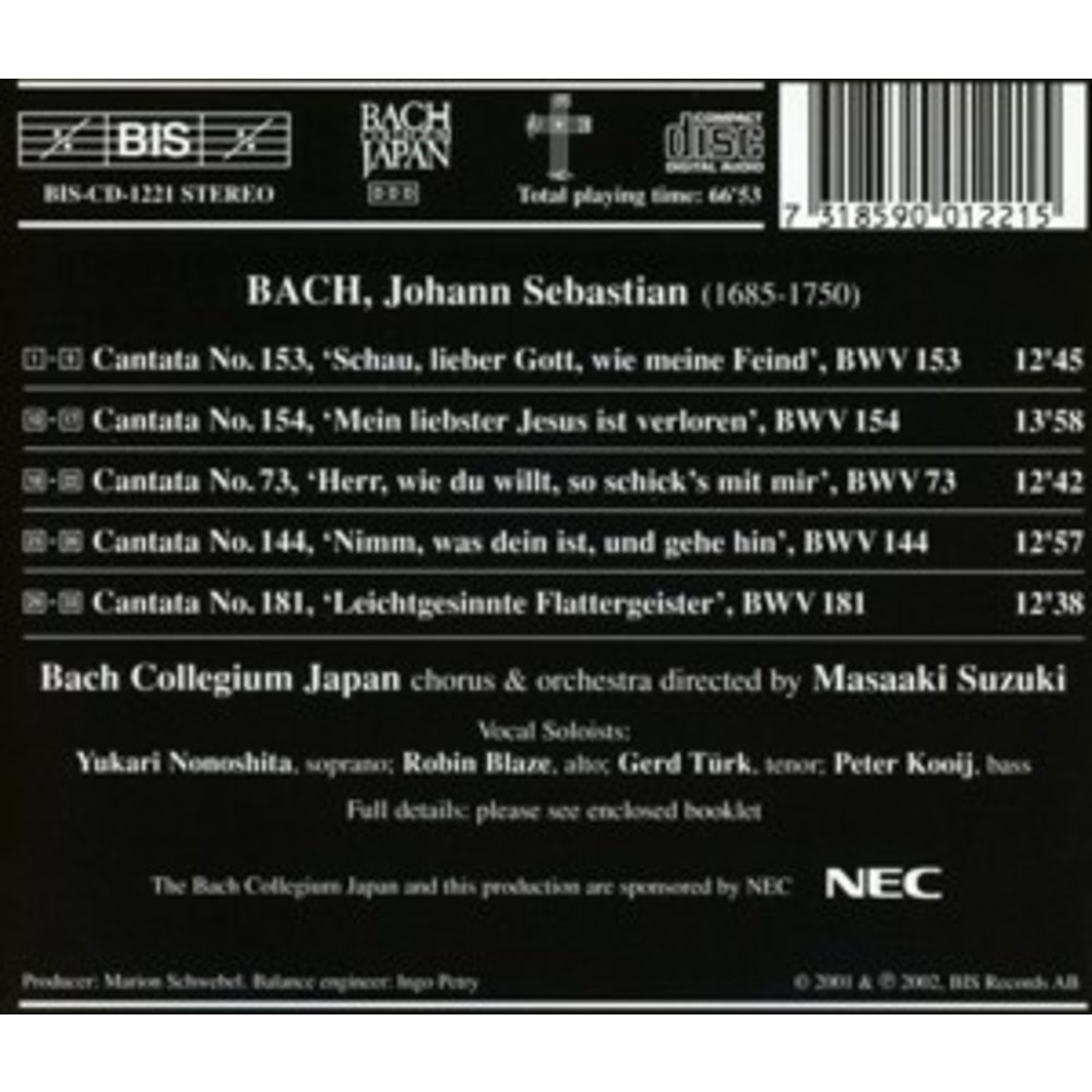 BIS Cantatas Vol 17