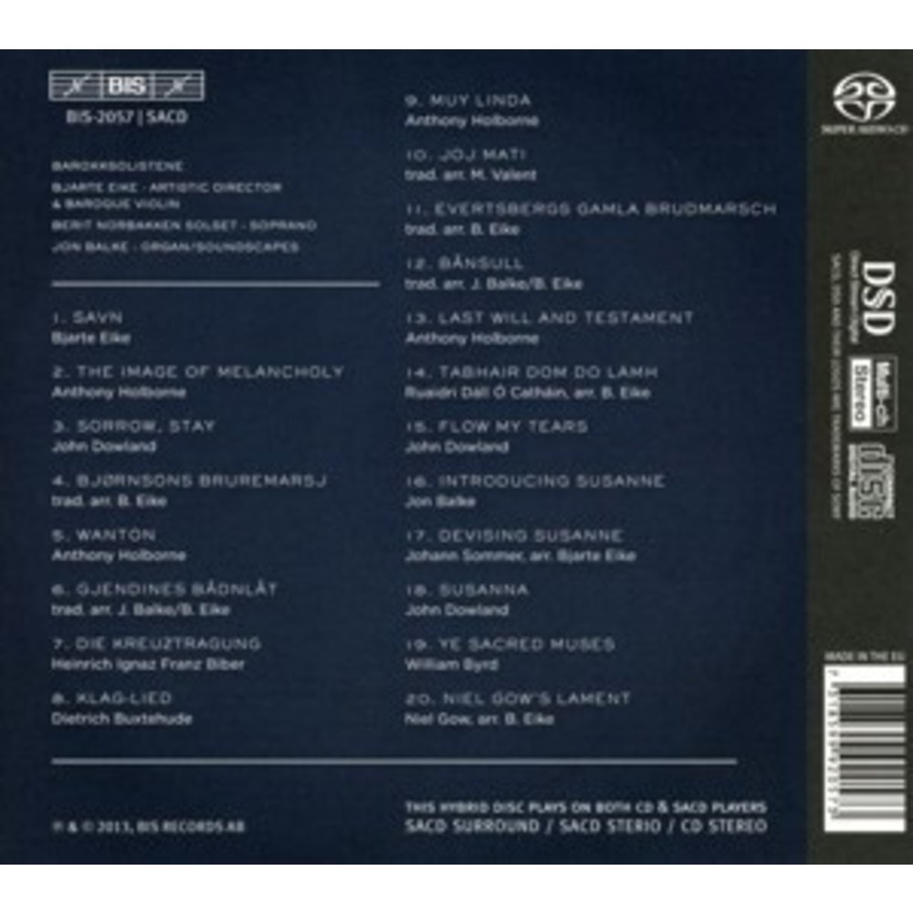 BIS The Image Of Melancholy