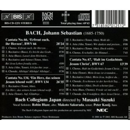 BIS Bach - Cantatas 18