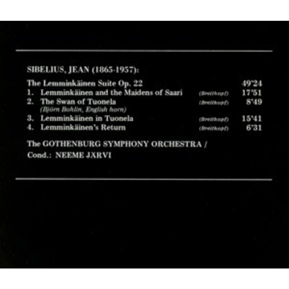 BIS Sibelius - (15) Lemmink.