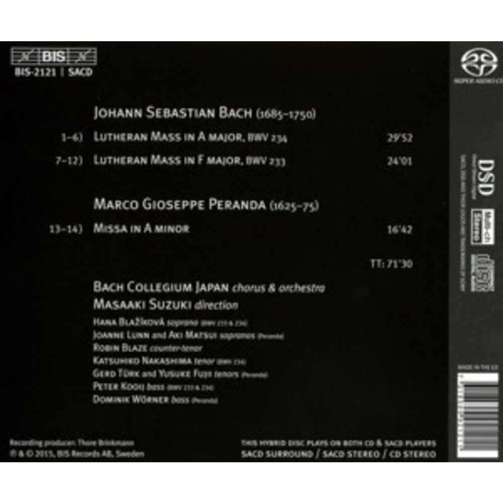 BIS Lutheran Masses Ii