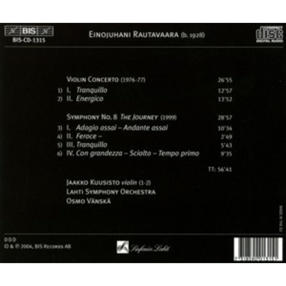 BIS Rautavaara - The Journey