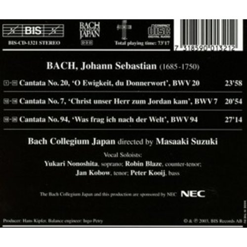 BIS Bach - Cantatas 22