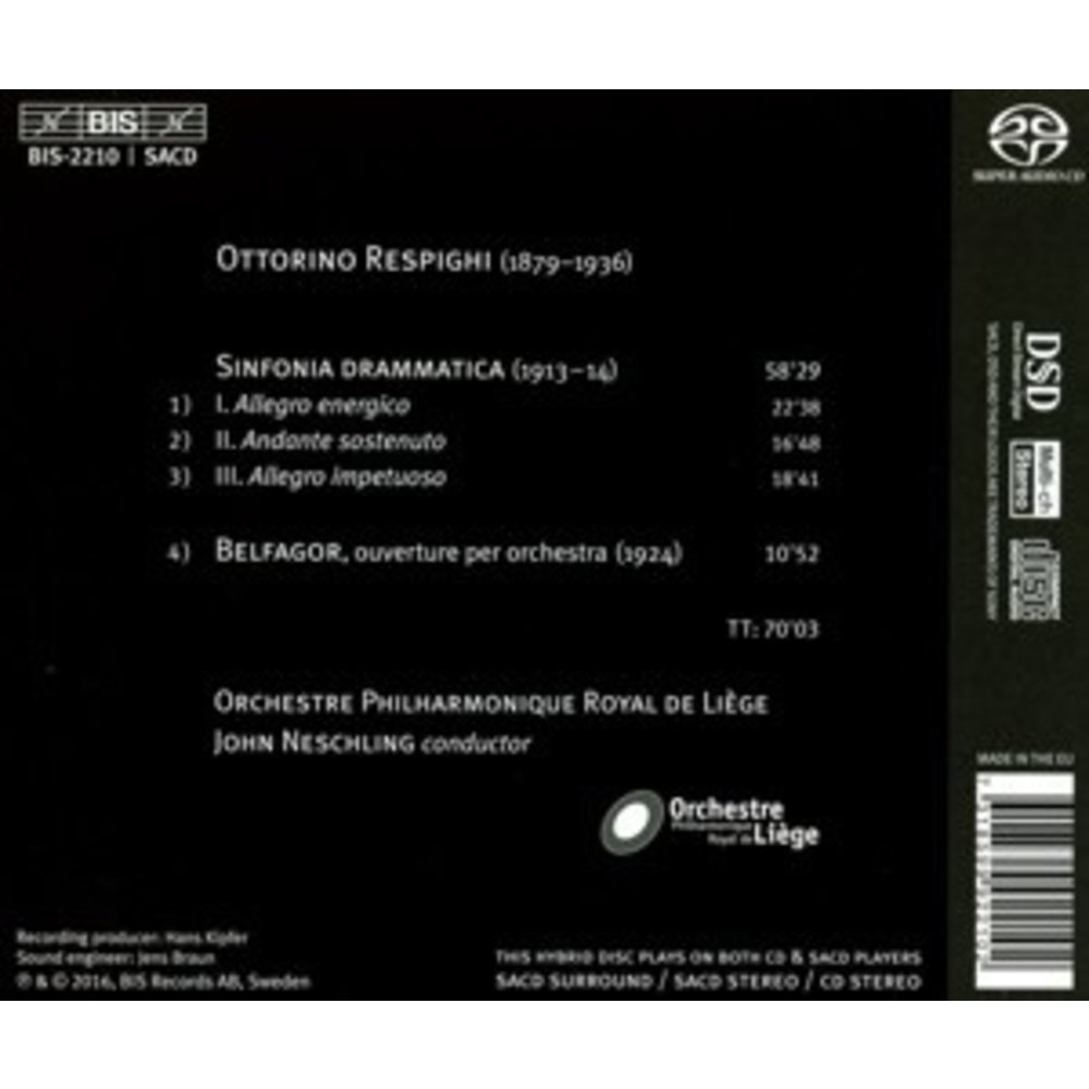 BIS Sinfonia Drammatica / Belfagor Overture