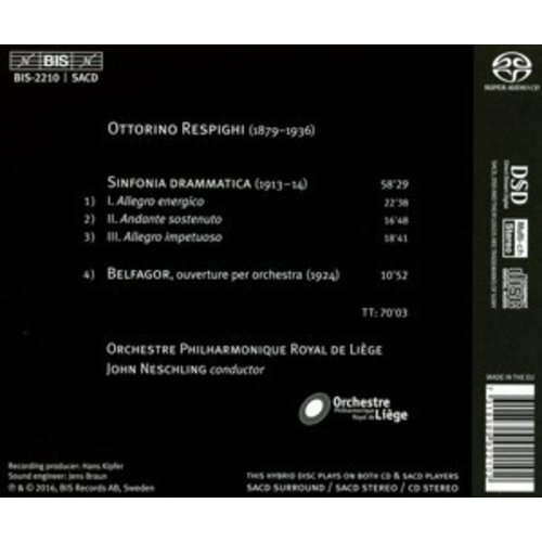 BIS Sinfonia Drammatica / Belfagor Overture