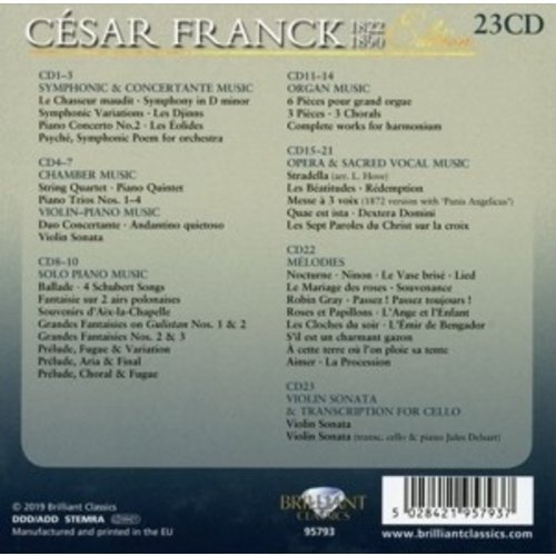 Brilliant Classics César Franck Edition