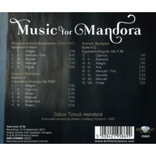 Brilliant Classics Brescianello: Music For Mandora