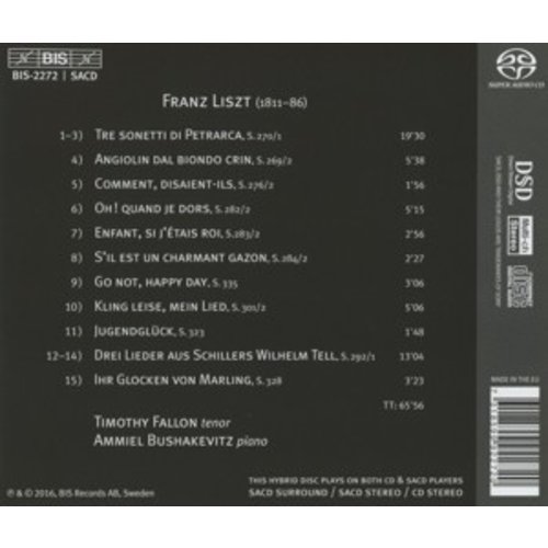 BIS Liszt - 15 Songs