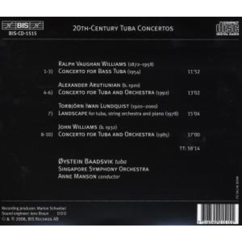BIS 20Th-Century Tuba Conc